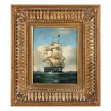 Portrait of a Clipper Ship by Robert Sanders, Oil on canvas, sold Mar 2025