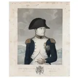 Napoleon Le Grand Empereur des Francais Roi d'Italie by Louis Charles Ruotte, Hand-colored stipple engraving, sold Mar 2025