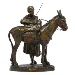Anier du Caire by Antoine Bofill, Patinated bronze, sold Mar 2025