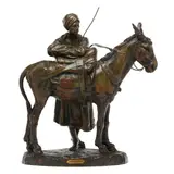 Anier du Caire by Antoine Bofill, Patinated bronze, sold Mar 2025