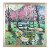 Banner Elk Spring by James P. Kerr, Oil on linen canvas, sold Mar 2025
