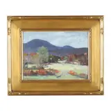 Rain Clouds by Robert Pearson Lawrence, Oil on Newton canvas board, sold Mar 2025