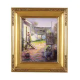 A Southern Laundry by Josephine Sibley Couper, Oil on canvas (lined), sold Mar 2025
