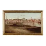 Richmond after the Evacuation by John A. Mooney, Oil on board, sold Mar 2025