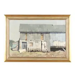Aged and Weathered by Paul Sample, Oil on canvas, sold Mar 2025