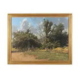 Weathered Oaks, Burks Farm by Ron Boehmer, Oil on canvas, sold Mar 2025