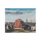 Red House, Allentown by Walter Emerson Baum, Oil on canvas, sold Mar 2025