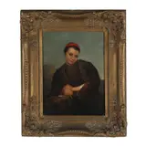 Portrait of a Greek Boy by Robert Walter Weir, Oil on panel, sold Mar 2025