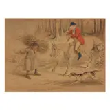 A Capital Finish by John Leech, Chromolithograph, sold Feb 2025