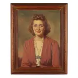 Portrait of a Woman by Dayrell Kortheuer, Oil on canvas, sold Feb 2025