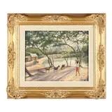 Paisaje Larense by José Requena, Oil on canvas, sold Feb 2025