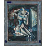 Ohne Titel (Kubistische Komposition) by Léon Eygelshoven, 1940, oil, sold Nov 2022