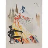 Die Liebe ist wie eine Zigeunerin' und 'Die Habanera' aus der Serie 'Carmen by Salvador Dalí, 1970, color lithograph, sold Nov 2022