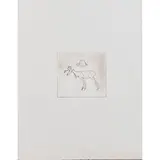 Hirsch und Hut by Joseph Beuys, 1982, etching, sold Nov 2022