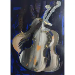 Ohne Titel by Arman, 2003, screenprint, sold Nov 2022