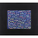 Piccolo Bleu by Piero Dorazio, 1976, oil on panel, sold Nov 2022