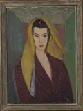Bildnis Karin Schoor by Lucas Suppin, 1951, oil, sold Jun 2022