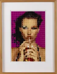KTMSS by Sarah Morris, 2000, chromogenic print, sold Jun 2022