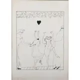 Liebe Susi by Horst Janssen, 1966, lithograph, sold Jun 2022