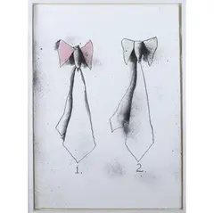 Ties by Jim Dine, 1976, lithograph, sold Jun 2022
