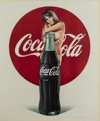 Lola-Cola by Mel Ramos, 1972, lithograph, sold Jun 2022