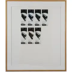 Ohne Titel (Epson) by Wade Guyton, 2007, lithograph, sold Jun 2022
