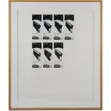 Ohne Titel (Epson) by Wade Guyton, 2007, lithograph, sold Jun 2022