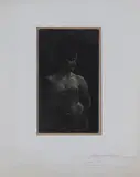 Weiblicher Akt', ca. 1900 (wohl 1904) by Max Klinger, etching, sold Dec 2021