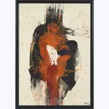 Ohne Titel (Abstrakte Komposition) by César Manrique, 1986, gouache, sold Dec 2021