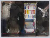 Erleuchteter Laden by Oskar Koller, 1999, watercolor, sold Dec 2021