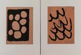 Ohne Titel (2 Bll Farbradierungen) by Günther Förg, 1993, color etching, sold Jul 2021