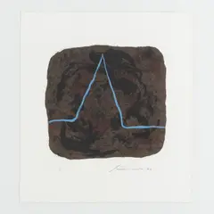 Ohne Titel by Giuseppe Santomaso, 1977, lithograph, sold Jul 2021