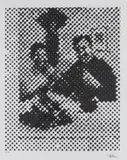 Ohne Titel (Paar), wohl späte 1970er/1980er Jahre by Sigmar Polke, screenprint, sold Jul 2021