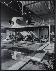Albert Frey, Frey House, Palm Springs, California by Julius Shulman, 1968, gelatin silver print, sold Jul 2021