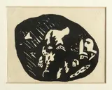 Vignette aus 'der Riss by Wassily Kandinsky, 1911, woodcut, sold Jul 2021