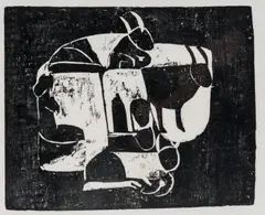 Weide by Ewald Mataré, 1928, woodcut, sold Dec 2020