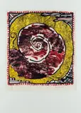 Ohne Titel by Pierre Alechinsky, 1970, screenprint, sold Dec 2020