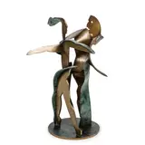 Dancing Couple by Allen Jones, 2002, bronze, sold Dec 2020