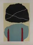 Il fiore nero by Giuseppe Santomaso, 1973, lithograph, sold Dec 2020