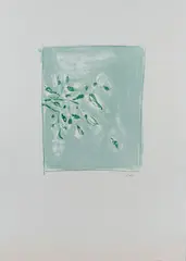 Blätter by Thomas Schütte, 1986, lithograph, sold Dec 2020