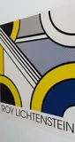 Poster 'Modular Painting with four Panels No 1 by Roy Lichtenstein, 1995, lithograph, sold Dec 2020
