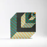 Felhoe by Victor Vasarely, 1989, acrylic, sold Dec 2020