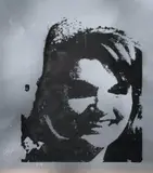 2 Exemplare schwarze Serigraphien auf Papier (goldenes Papier und silbernes Papier) 'Jackie I', nach 1966 by Andy Warhol, screenprint, sold Dec 2020