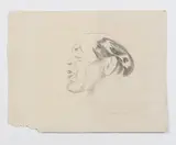 Porträt Robert Freumo (?) by Olaf Gulbransson, 1931, pencil, sold Jun 2020