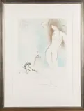 Nude' aus 'Don Juan by Salvador Dalí, 1970, watercolor, sold Jun 2020