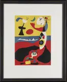 L´été' (Sommer) by Joan Miró, 1938, lithograph, sold Jun 2020
