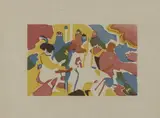 Orientalisches' aus 'Klänge by Wassily Kandinsky, 1911, woodcut, sold Jun 2020