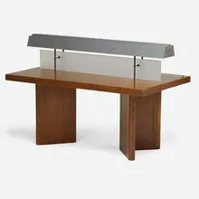 Library Table by Pierre Jeanneret, France/India, sold Jan 2017