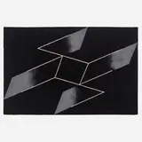 Structural Constellation carpet by Josef Albers, 1988, woven wool, sold Jan 2023