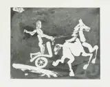 Blatt aus der Serie 347 by Pablo Picasso, etching, sold Nov 2025